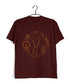 2 clock design TV Series Casual Graphic Printed T-Shirt for Men